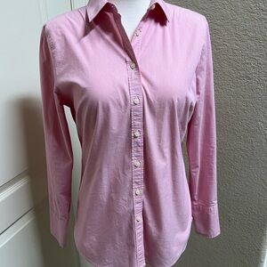 Banana Republic Pink Button-Up Shirt #1